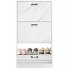 3 Drawer Shoe Cabinet Storage Cupboard Unit Shoe Rack Wooden Stand Organiser