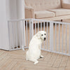 Wooden Pet Dog Folding Gate Fence Safety Barrier Divider Freestanding Doorway UK