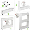 3 Tier Slim Slide Out Kitchen Trolley Rack Holder Storage Shelf Organiser