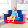 8 Piece Modular Kids Play Couch 4-in-1 Convertible Foam Couch Play Set