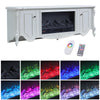 180CM Fireplace TV Stand Cabinet Fire Logs Heater 7 Flame Color with WIFi