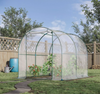 Outdoor Garden Greenhouse PVC Cover Steel Frame Plant Veg Grow Tunnel 2 x 2.5m