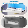 Bedside Table with Charging Station & Led Lights, Bedside Cabinet with 3 Drawers