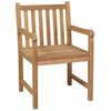 Outdoor Chairs 4 pcs Solid Teak Wood