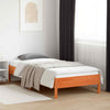 Bed Frame Wax Brown 90x200 Solid Wood Pine L1C0