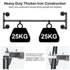 Heavy Duty Wall Mounted Clothes Rail Metal Garment Hanging Wardrobe Storage Rack