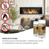 Bio Ethanol Fireplace Biofire Fire Stainless Steel Wall Glass 1400 x 400 Modern