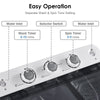 Twin Tub Washing Machine Compact Laundry Washer 4.5KG Washer+1.5KG Dryer