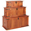Storage Chests 3 pcs Solid Acacia Wood vidaXL