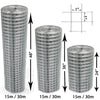 Welded Wire Mesh Galvanised Fence Aviary Rabbit Hutch Chicken Run Coop Pet 1"x1"