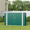 6.4 x 6.7ft Garden Waterproof Anti-UV Storage Pent Bike Shed Steel Lockable Door