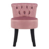 Velvet Upholstery Dressing Table Stool Side Chair Makeup Bedroom Rest Chair uk