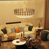 Modern Luxury round Crystal Chandelier: 40Cm 3-Tiers Ceiling Hanging Pendant Lig