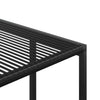 13 Piece Garden Dining Set Black Poly Rattan W0T5