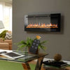 70 inch Insert / Wall Mounted LED Fireplace Electric Inset Fire Media Flames UK