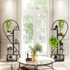 2PCS Multiple Metal Heart Shape Plant Stand Ladder Plant Holder Display Shelf