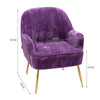 Velvet Scallop Shell Back Tub Chair Armchair Dressing Sofa Stool Bedroom Lounge