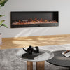 Electric Insert/WallMounted LED Fireplace Into Fire Media Freestanding With Feet