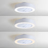 22INCH LED Ceiling Fan Lights Dimmable 3 Colour Ceiling Lamp Remote Control 55CM