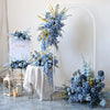 Set of 3 Wedding Arch Backdrop Stand Flower Display Frame Backdrop Metal Rack