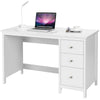 Computer Desk Wooden PC Laptop Table Writing Workstation with 3 Drawers