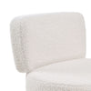 Teddy Fleece Upholstery Dressing Table Stool Pouff Footstool Makeup Vanity Chair