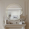Luxury Accent Wall Art Mirror 80cm Large Decor Mirror with Gold Beveled Frame UK
