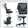 Home Office Chair Wheels Mesh Office Chair High Back Ergonomic Desk Chair Black