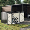 Large Outdoor Garden Bicycle Shed Bike Tool Storage Garage 2 Door & 4 Bike Lanes