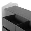 Childrens Storage Shelf Kids Bookshelf Rack w/ 6 Toy Organizer Boxes Playroom