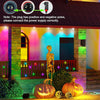 72LED Permanent Outdoor RGB Eave light IP67 Waterproof Night Fairy Lamp Lighting