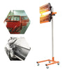 2 X 1000W Infrared Paint Curing Lamp Heater Dryer Baking W/ Stand Curing Light