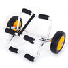 New 75Kg Kayak Canoe Trolley Dolly Cart Trailer Aluminum Carrier Trolley Wheel