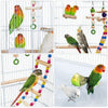 Parrot Cage Bird Cage Metal Budgies Cage with Roof Top&Toys with Rolling Stand
