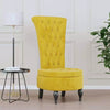 High Back Chair Sofa Chair Living Room Seat Chair Velvet Button Resign
