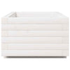 Garden Planter White 90x40x26.5 Solid Wood Pine V0H9