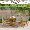 Reclining Garden Chairs 6 pcs Grey Poly Rattan and Solid Wood N9R8