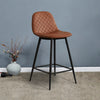 2X Faux Leather Bar Stools Breakfast Pub Chair Cafe Lounge Kitchen With Footrest