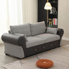 Upholstered Fabric 2 3 Seater Sofa Suite Couch Settee Set Padded Seat Furniture