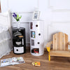 Round Storage Unit Bathroom Cabinet Chest Cupboard Side Table Vintage Postbox UK