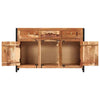 Sideboard 120x35x75 cm Solid Acacia Wood