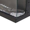 100inch Electric Fireplace Freestand/Inset Fire 3 Sided Panoramic 12 LED Color