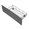Upholstered Bed Frame Double Bed with Drawers Storage Headboard LED Lights Grey