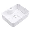 Bathroom Counter Top Ceramic Wash Sink Rectangular Cloakroom Vanity Bowl Basin