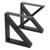Cast Iron K Shape Table Legs Industrial 2Pcs Cafe Dining Table Desk Bench Legs