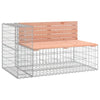 CIADAZ Garden Gabion Design 244x71x65.5 Solid Wood , Garden Furniture, , U1V1