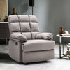 Reclining Soft PU Leather Recliner Armchair Sofa with Footrest Cinema Chair Seat