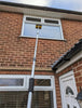 4M Window Cleaning Telescopic Water Hose Fed Pole & Brush