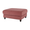 Dusk Hampshire Dusky Pink Matte Velvet Pouffe RRP £299