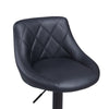 Set of 2 Barstool Kitchen Breakfast Swivel Pub Counter Gas Lift PU Leather Chair